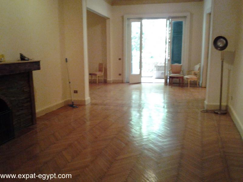 Egypt, Cairo, Zamalek , High Ceiling Apartment  3 rooms for Rent   