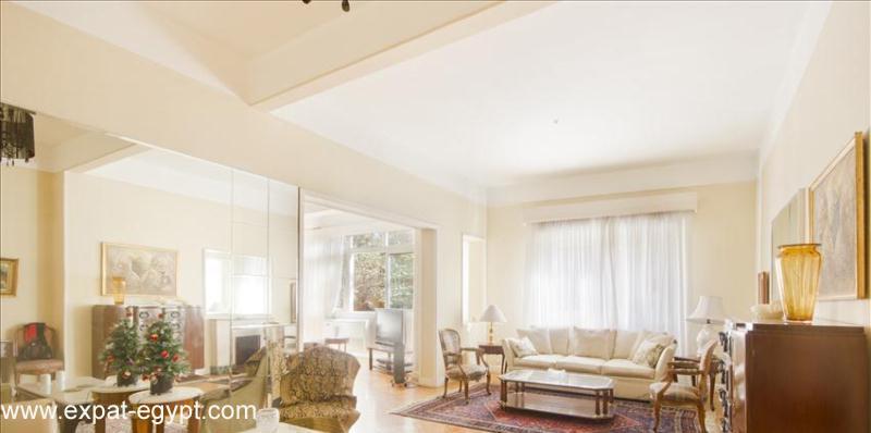 Apartment located in Zamalek. This 157 m² features a spacious reception & dining, 2 bedrooms and 2 b