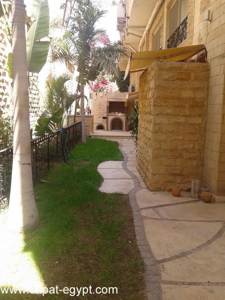 Apartment for Sale in Maadi Ground Floor with Garden 
