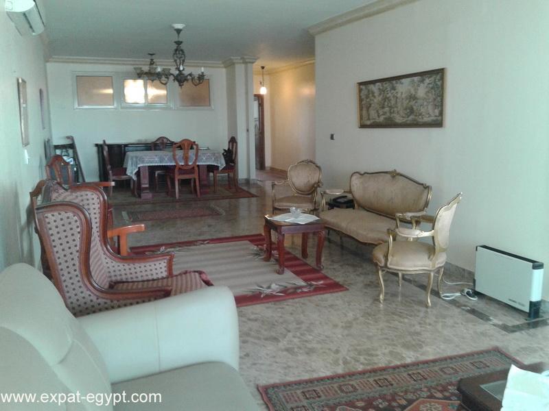 Apartment for Rent in Zamalek Spacious and Sunny Open views