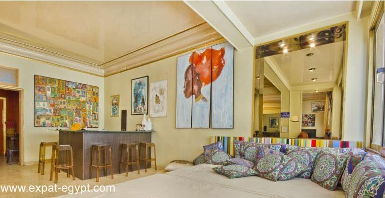 Apartment for 60 years lease in Zamalek, Cairo, Egypt, High Ceilings