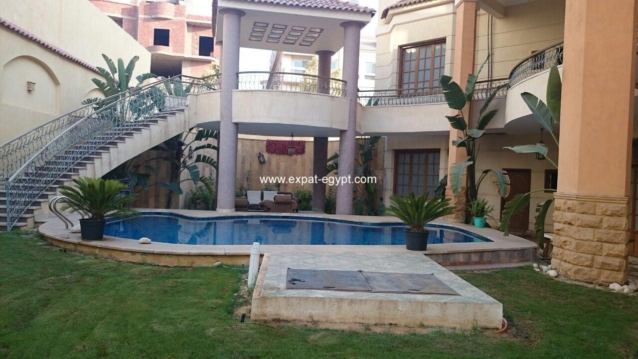 Luxurious Palace for Rent! in Gharb Golf, New Cairo