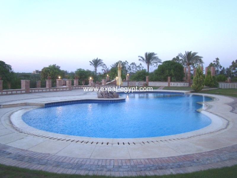 Furnished Villa for Rent in ‘Ofok 1 Compound’, Cairo Alex Road