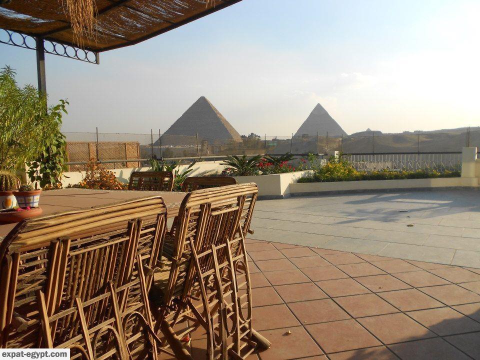 Duplex Great Pyramids View  Large Roof Garden Terrace for Rent in Midan El Remaya ,Giza 