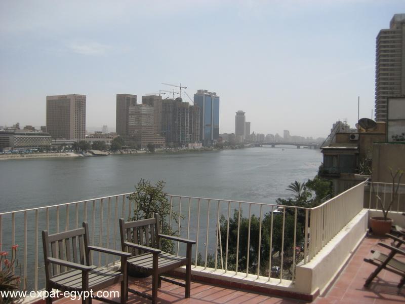 Zamalek -Awesome Nile Views Duplex  with Large Terraces for Rent