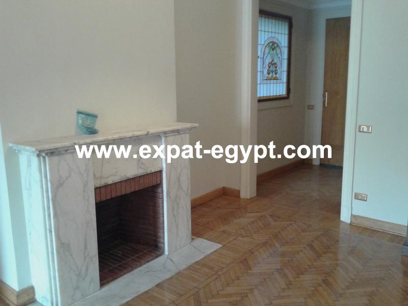 Apartment High Ceiling  for Rent Semi-furnished located in Zamalek 