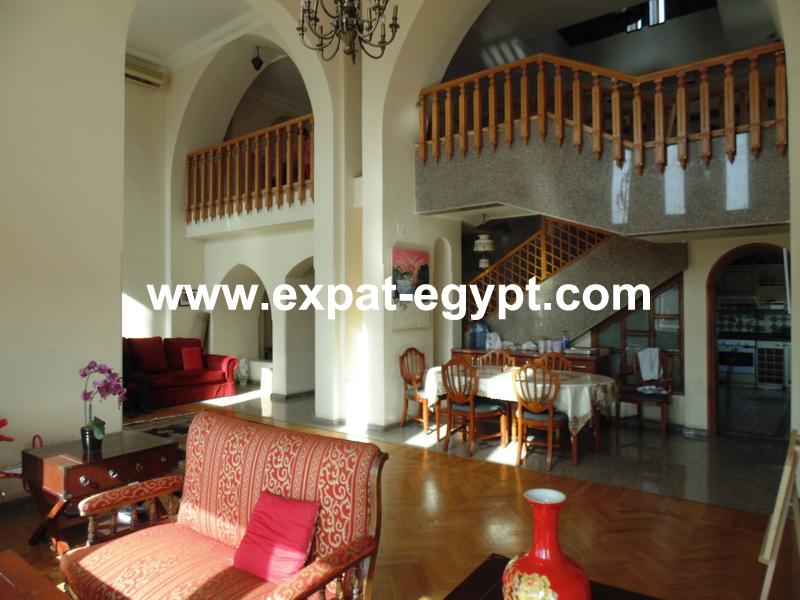 Penthouse Duplex  for rent in Dokki , Giza , Egypt .