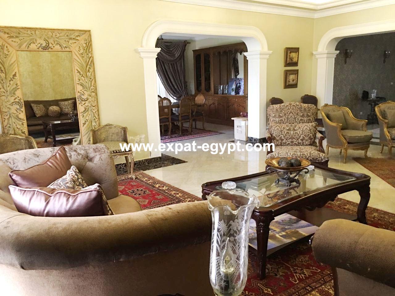 Twin House for rent in El Hadaba compound , 6th of October city