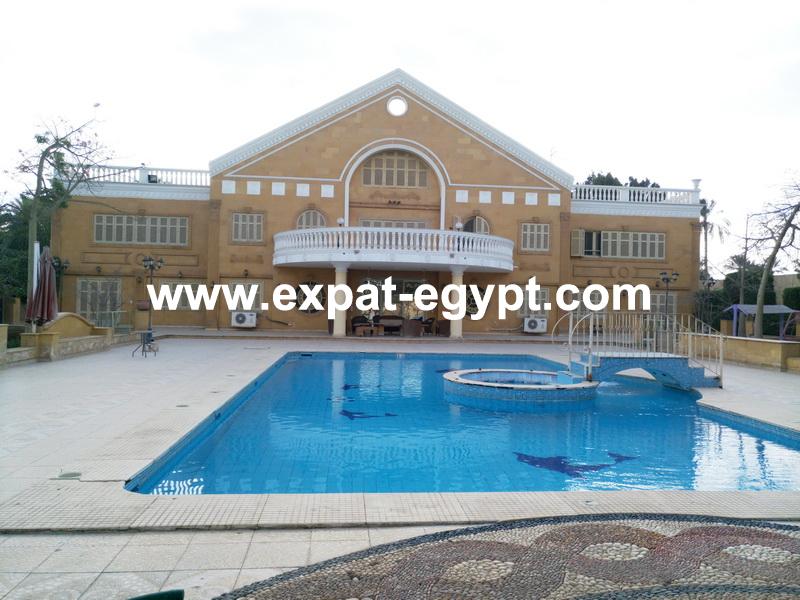 Luxury Villa for sale in Mansouriah , Giza , Cairo Alex Road , Egypt .