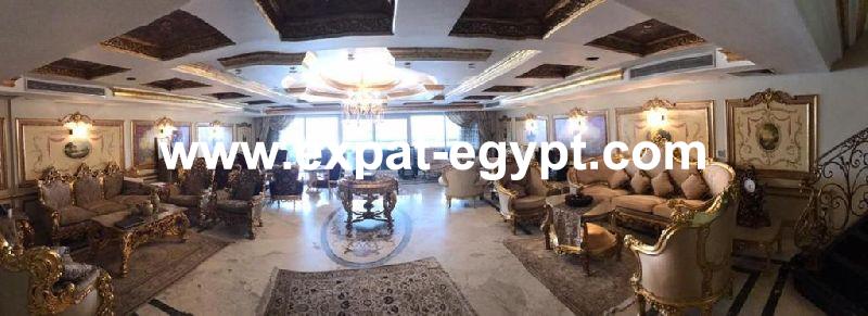 Luxury Apartment with Nile Views for Rent in Maadi Corniche, Cairo,  Egypt 