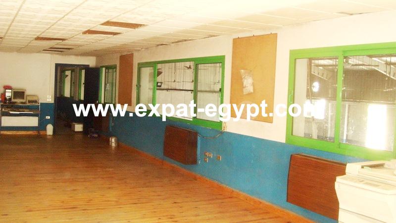 Factory ( 2 ) and a warehouse for Rent in Abu Rawash , Cairo Alex Road