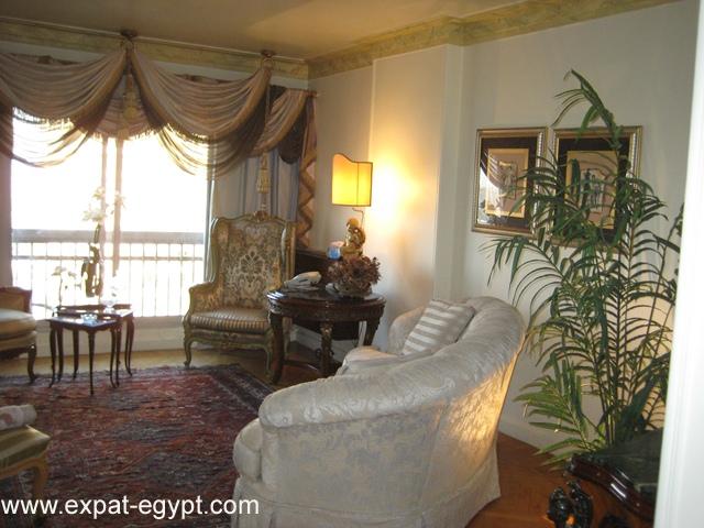 Apartment for Rent in Zamalek with Nile View