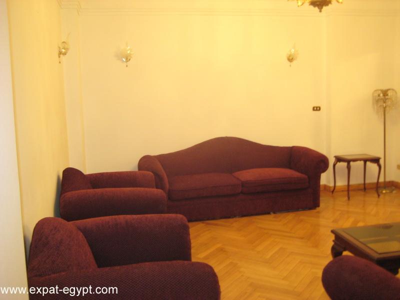 Egypt, Cairo, Zamalek,  Apartment  3 Bedrooms for Rent  Furnished  