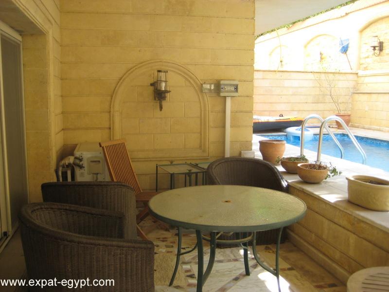 For Rent Duplex Ground Floor with Private Garden and Pool for Rent.