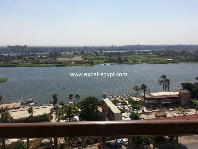 Apartment on the Nile for Rent in Kornesh Al-Maadi 