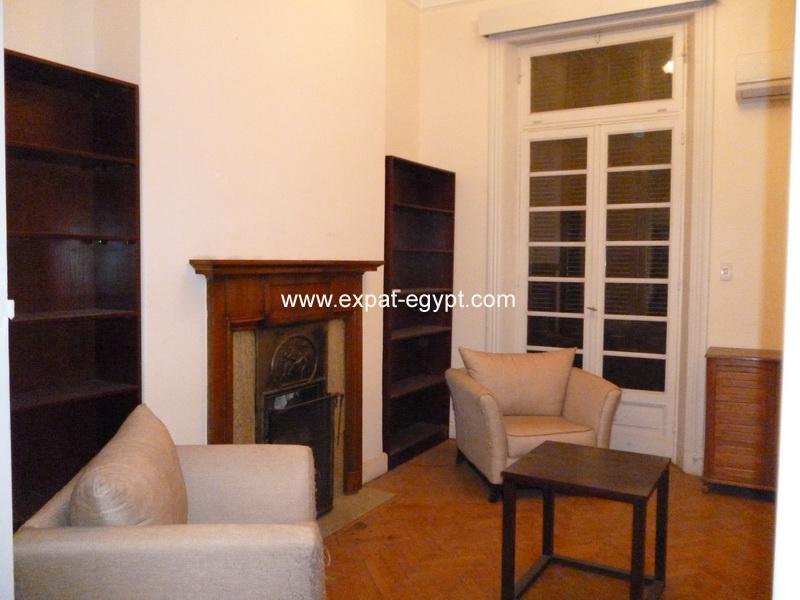 Apartment High Ceilings for Rent in South  Zamalek, Cairo, Egypt,