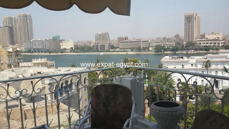 Apartment for Rent in Zamalek, Cairo, Egypt, Nile  Views