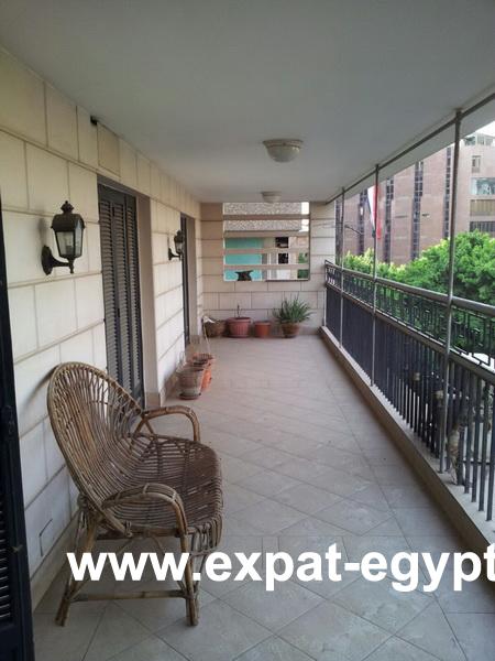 Apartment for Rent in El Zamalek, fully furnished.