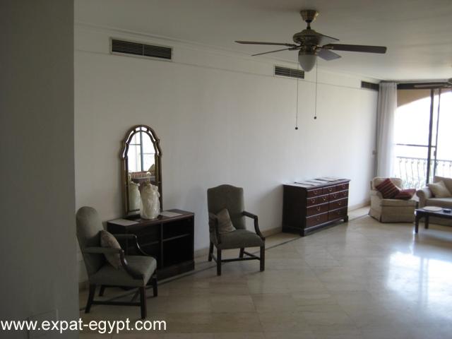 Maadi –Nice Views, Sunny 4 Bedroom Flat For Rent Furnished