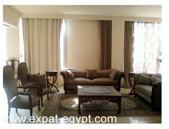 Apartment for rent fully or semi furnished overlooking Golf Gizera Club 