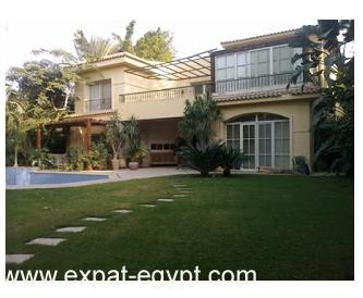 Villa for rent fully furnished inside compound at Sheikh zayed City 