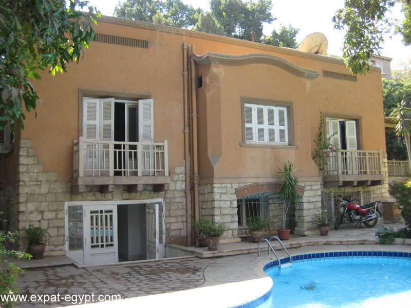 Maadi Sarayat – Wonderful  Villa  for Sale with Private Garden and Swimming Pool