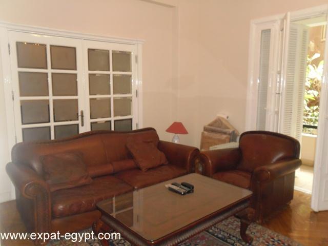 Apartment for Rent in Zamalek with Privet Garden