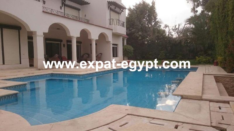 Luxury Villa for ambassador for rent in Garana , Cairo Alex Road , Egypt . 