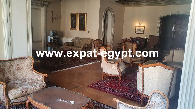 Apartment High Ceiling for Rent in Zamalek, Cairo, Egypt