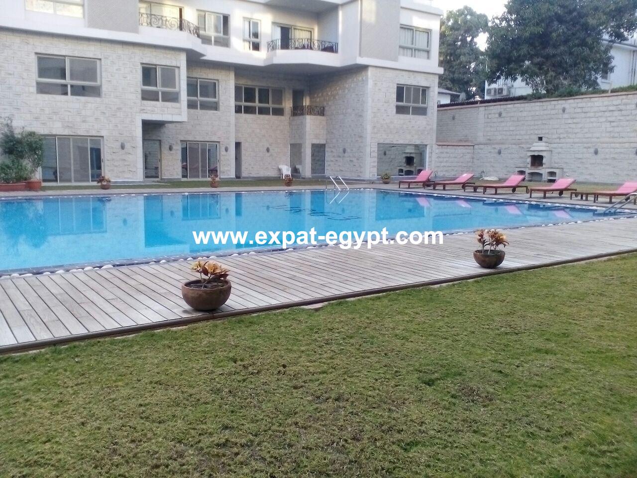 Luxury apartment for rent in mini compound , Sarayat El Maadi