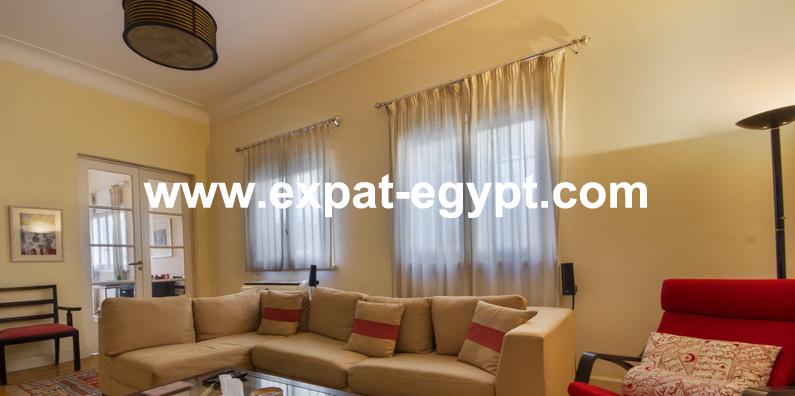Amazing high celling apartment for rent in Zamalek .