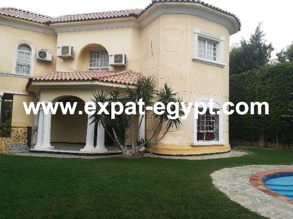 Luxury Villa for rent in Beverly Hills , Sheikh Zayed City , Giza , Egypt .