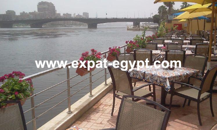 Restaurant on the Nile for sale in Dokki Giza, Cairo Egypt