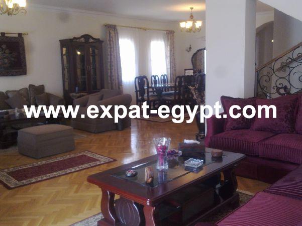 Villa twin House for rent in Greens Compound, sheikh Zayed, Giza, Egypt